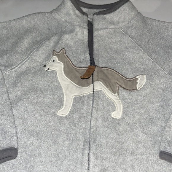 Carter’s one piece fleece full zip with dog appliqué 18 months - Picture 1 of 5